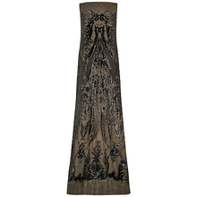 Load image into Gallery viewer, Amelia Embroidered Sequin - Black/Black