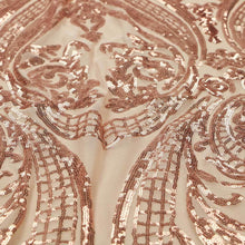 Load image into Gallery viewer, Amelia Embroidered Sequin - Tan/Rose Gold