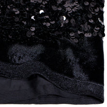 Load image into Gallery viewer, Duchess Embroidered Sequin - Black/Black