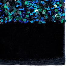 Load image into Gallery viewer, Duchess Embroidered Sequin - Black/Blue/Green