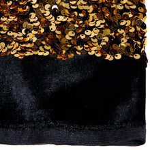 Load image into Gallery viewer, Duchess Embroidered Sequin - Black/Gold
