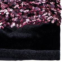 Load image into Gallery viewer, Duchess Embroidered Sequin - Black/Rose
