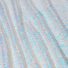 Load image into Gallery viewer, Exquisite Micro Sequin - White/Aqua Iridescent