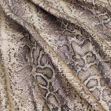Load image into Gallery viewer, Snake Skin/Gold Printed Flip Sequin